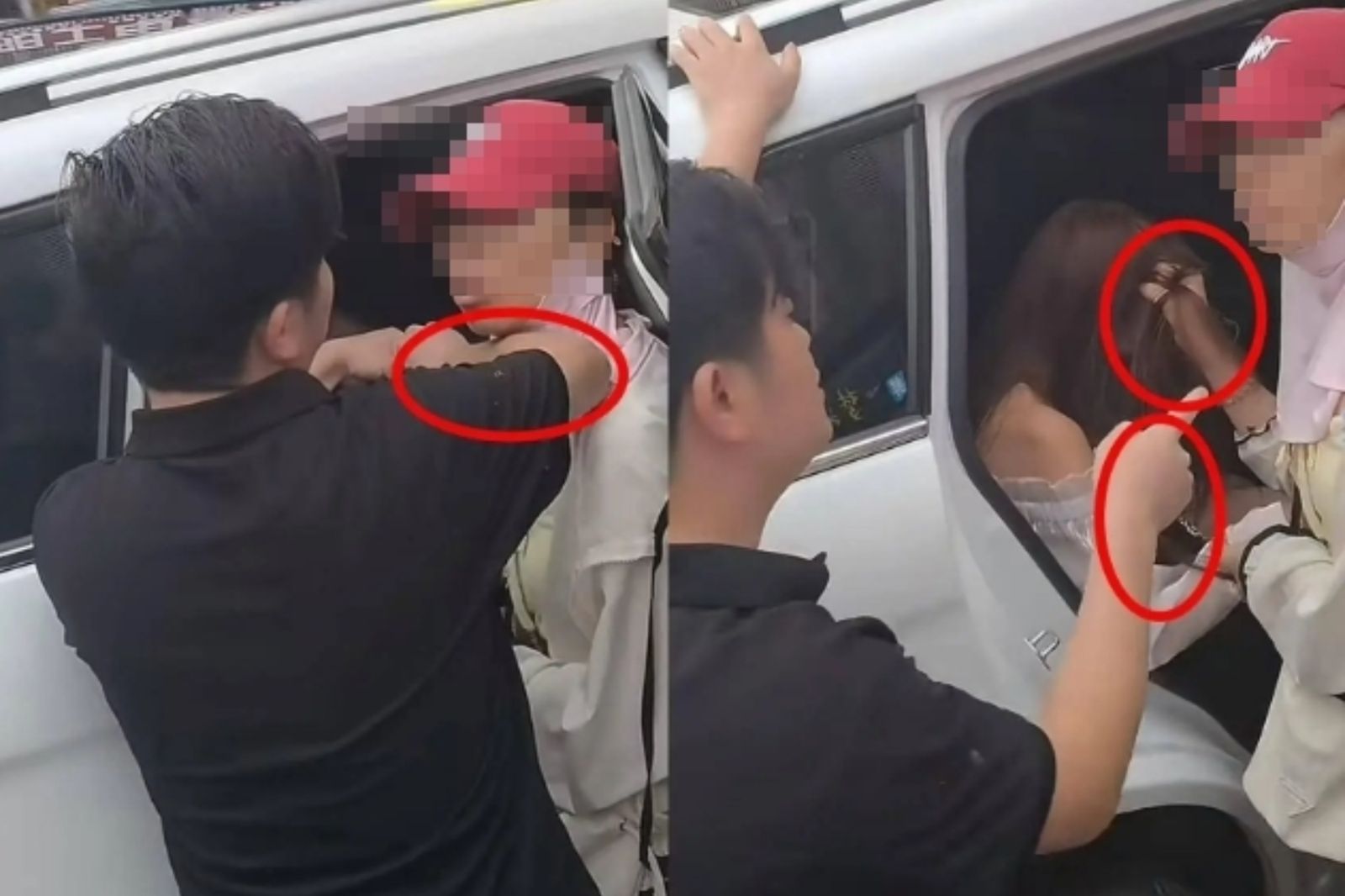 正宮帶兒當街抓姦！尪護小三嗆「忍妳很久了」　上百人圍觀