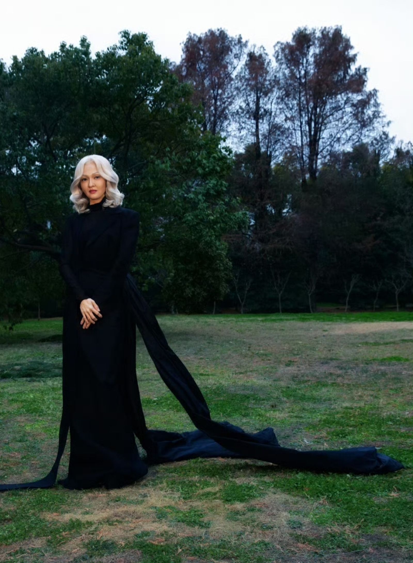 張韶涵公開自己「皺紋爬滿臉」的衰老容貌。翻攝微博