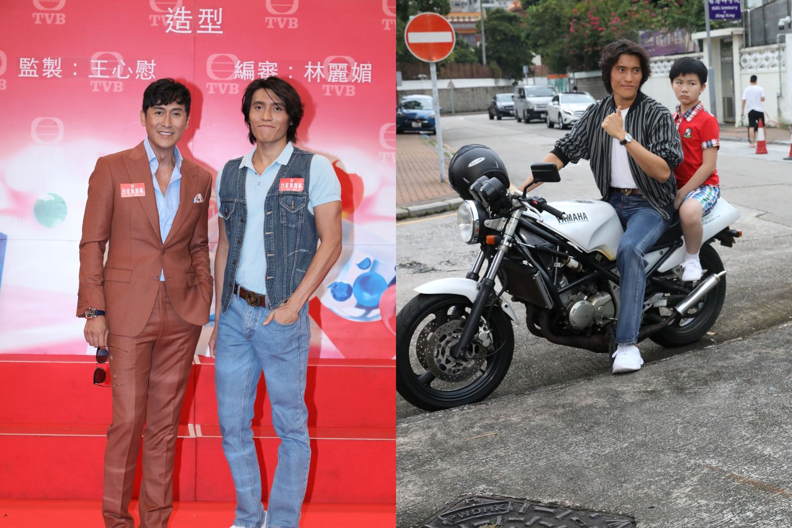 馬德鐘（左一）與兒子馬在驤（左二）父子首次同台卻遭毒舌。年代提供