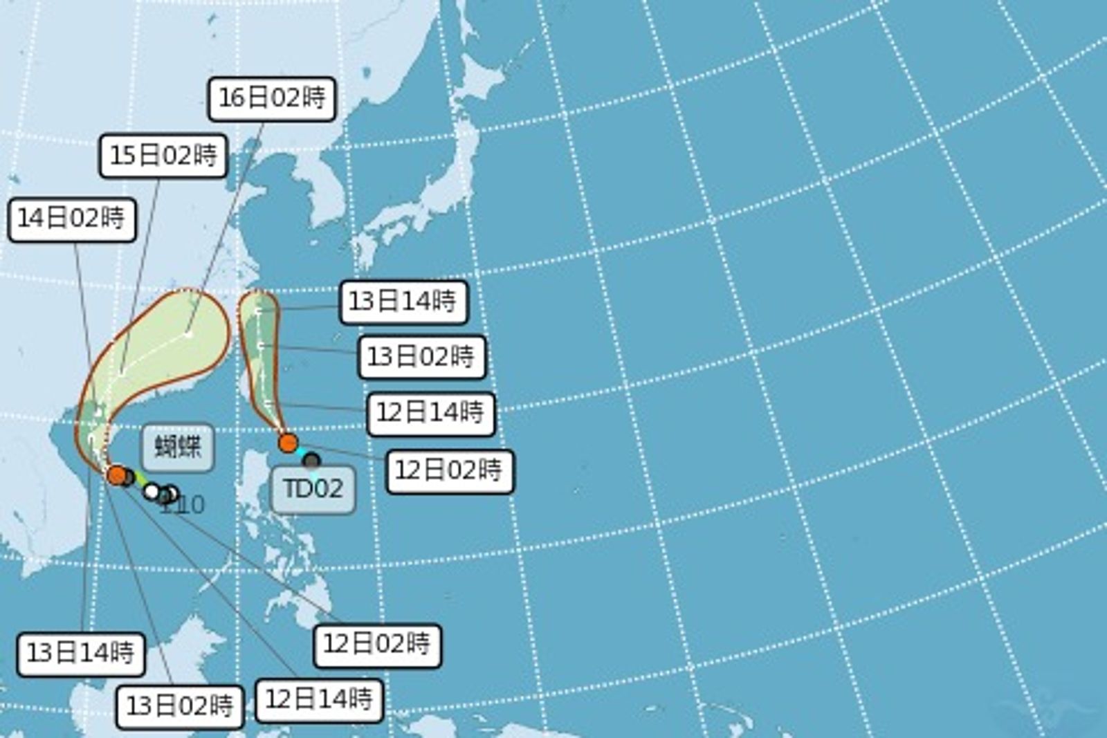 輕颱蝴蝶、熱帶低壓猛攻!今明迎強風劇烈降雨 專家曝升格颱風機率