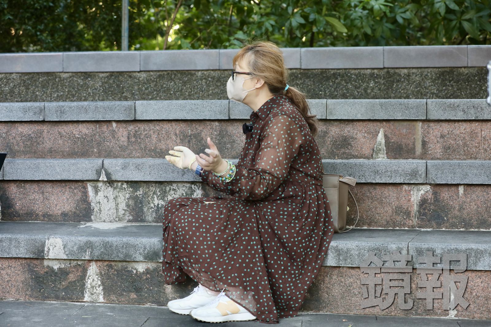 基隆街友殺人案被害者妹妹受訪時潸然淚下,說哥哥曾是最保護她的人,卻走得突然。林煒凱攝
