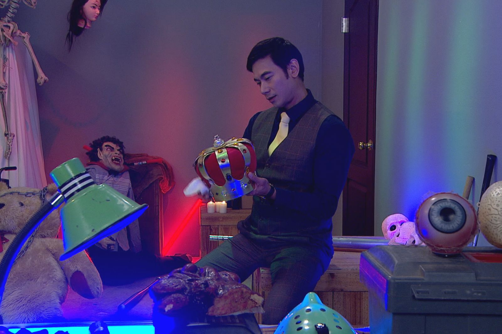 亮哲劇中有個小密室。三立提供