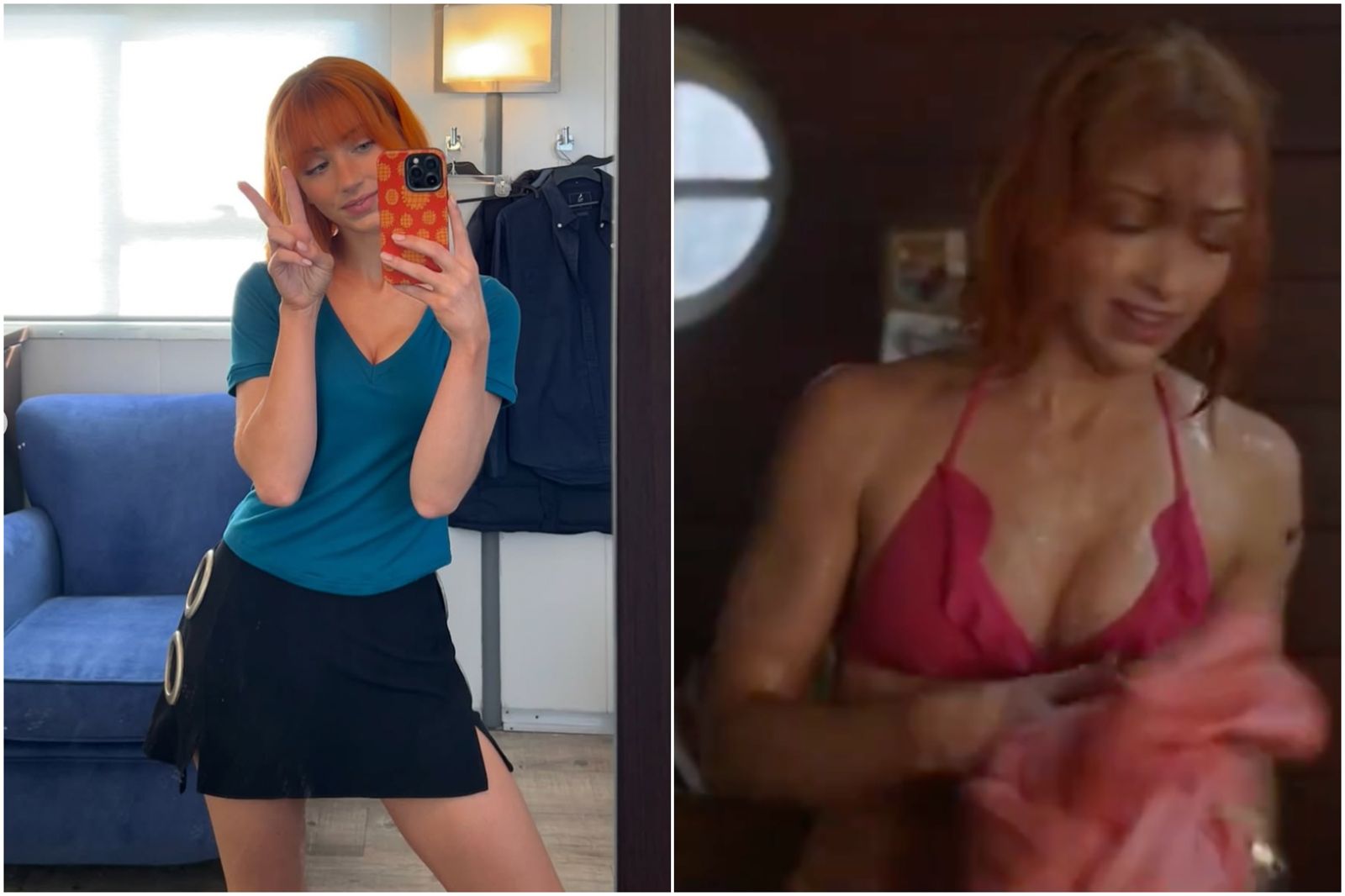 《航海王》真人版娜美誠意十足脫了!濕身比基尼畫面震撼網友 寒冬堅持穿迷你裙上陣打戲