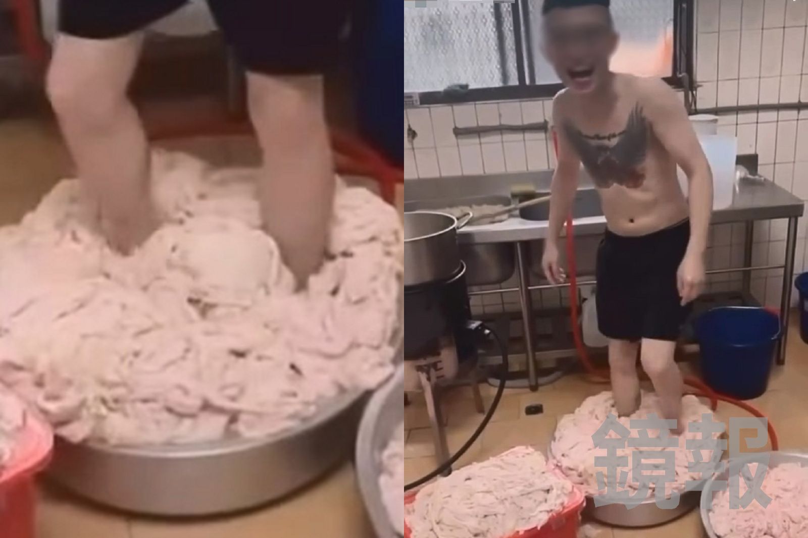 雞皮哥稱「冰箱故障」全報廢!拍片踩雞皮「去角質」犯眾怒 炸雞店總部撤牌求償