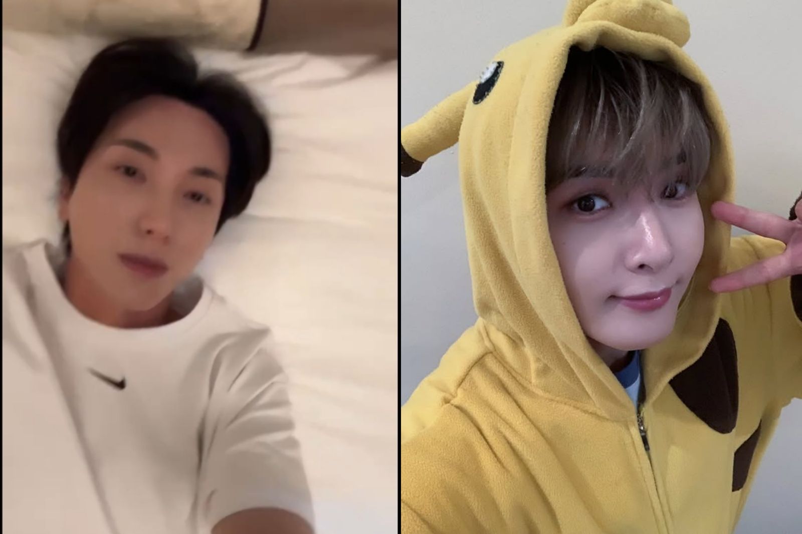 利特、厲旭昨晚演出結束後都開直播與歌迷分享大巨蛋第一晚的感動。翻攝IG@ryeo9ook、xxteukxx