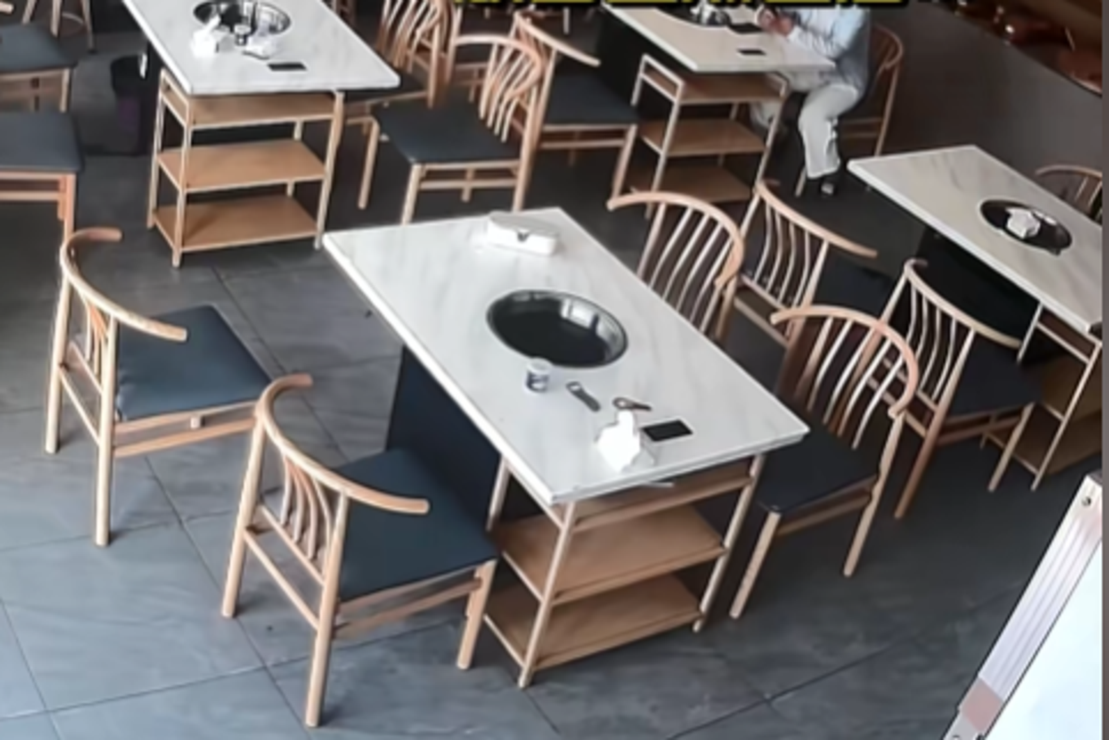 早餐店內原本沒有客人。圖/翻攝自TikTok
