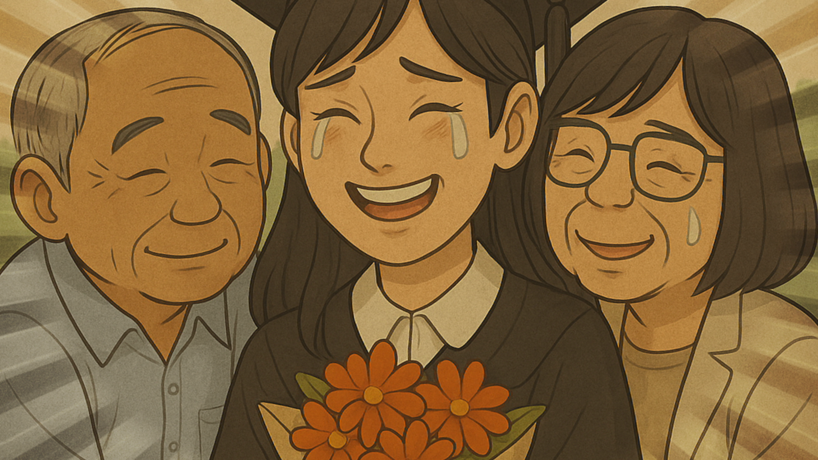 阿公阿婆托起她　台大畢業生一段感動數十萬網友的畢業感言　