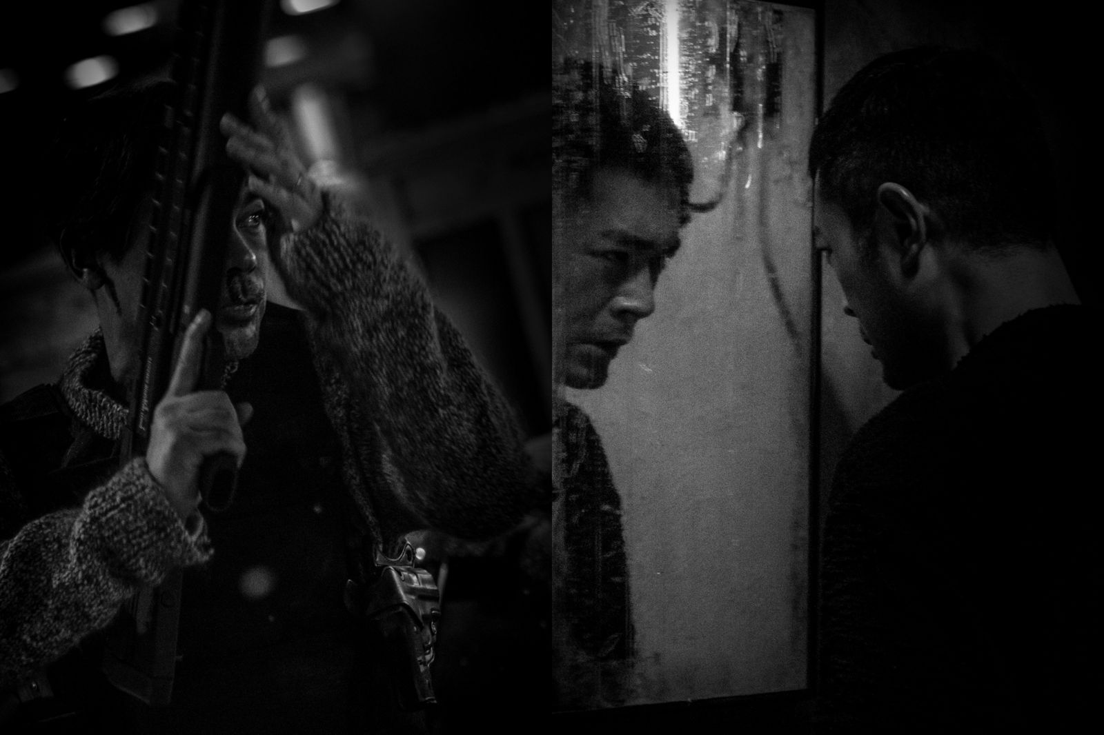 劉青雲（左）、古天樂（右）在《風林火山》中帥氣有型。壹壹喜喜電影提供