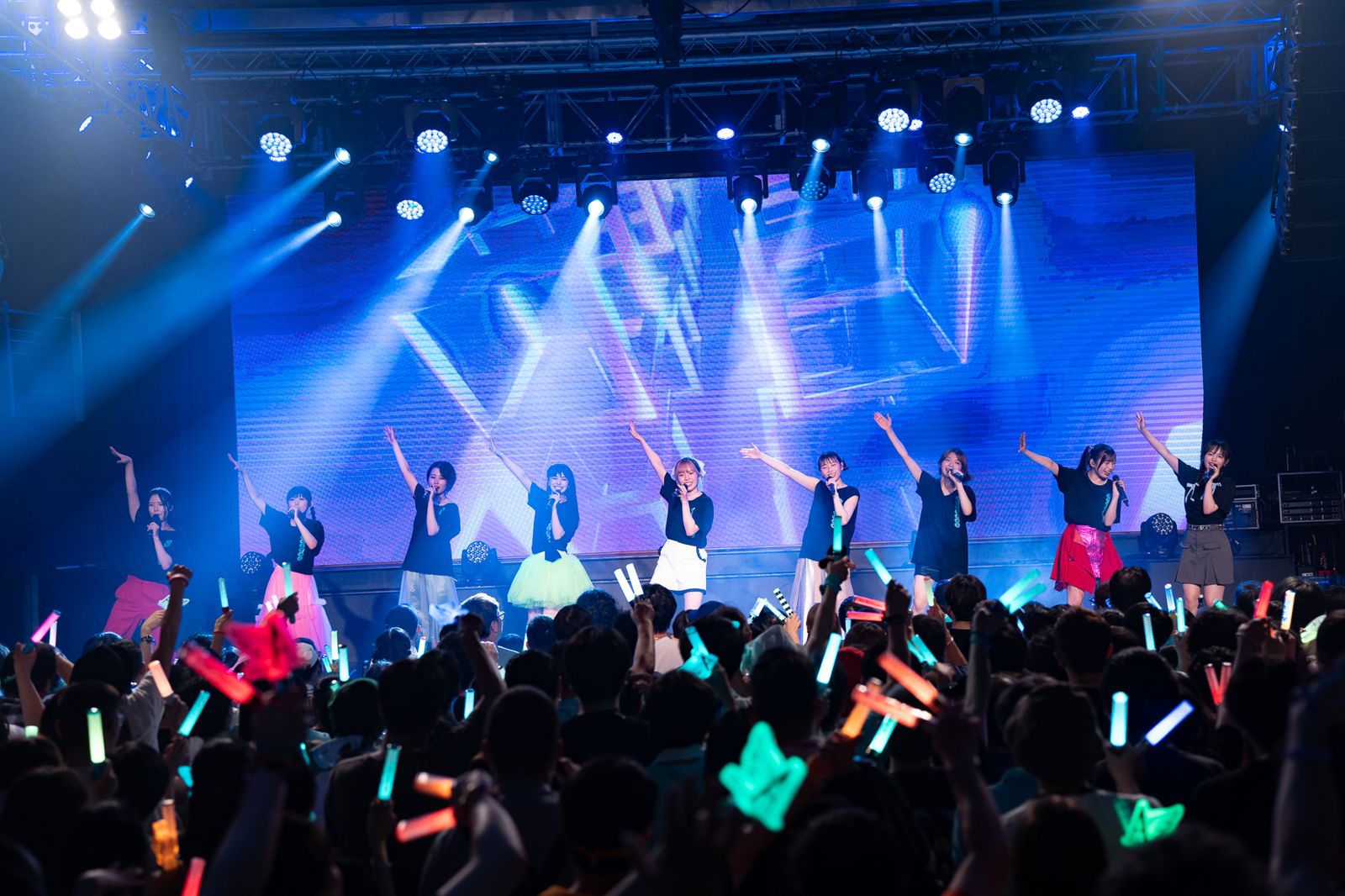 ANGERME台北演唱會台上台下玩成一片。Welcome Music提供