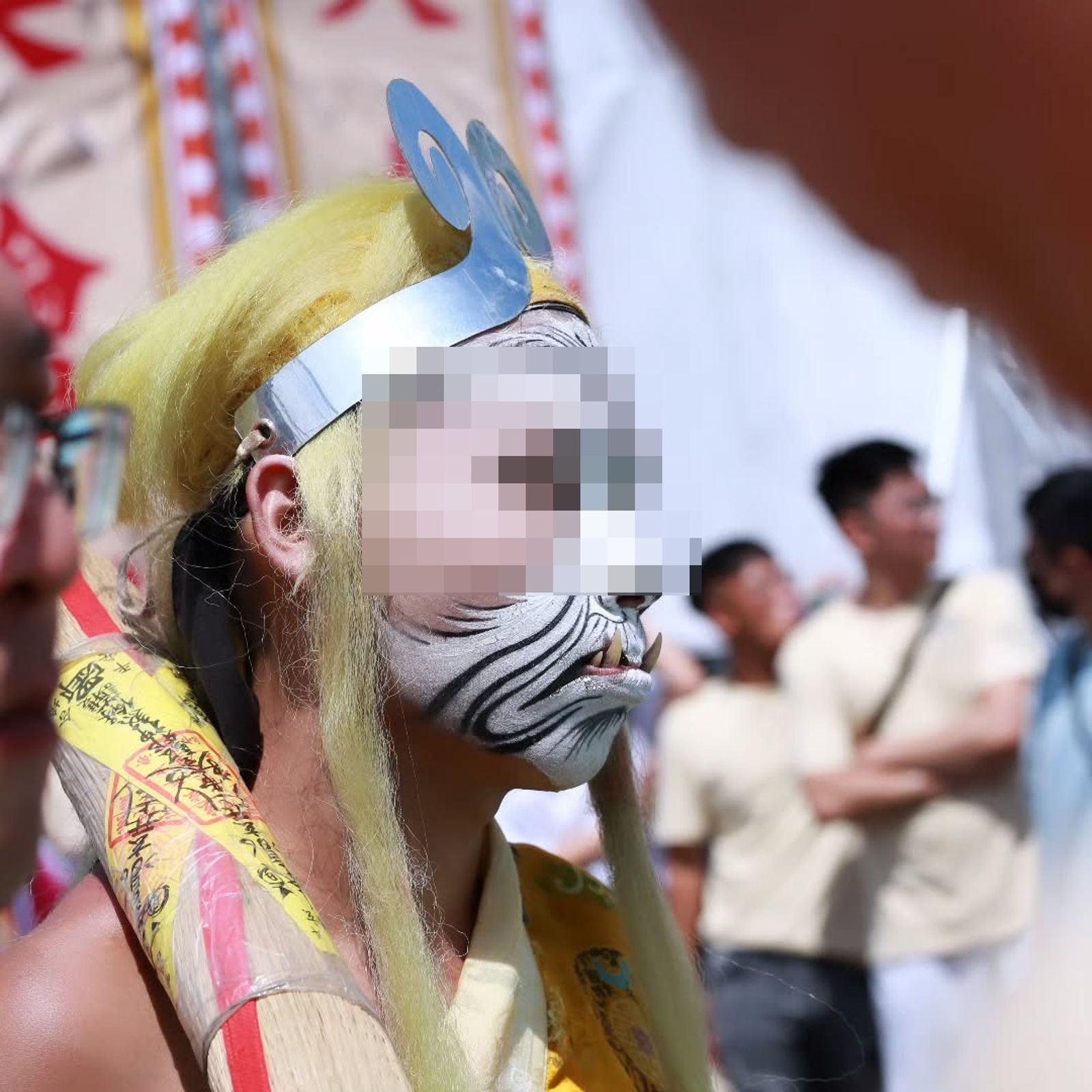 沙鹿一名涉嫌殺害前女友的駱姓少年是一名八家將。圖／翻攝自當事人IG