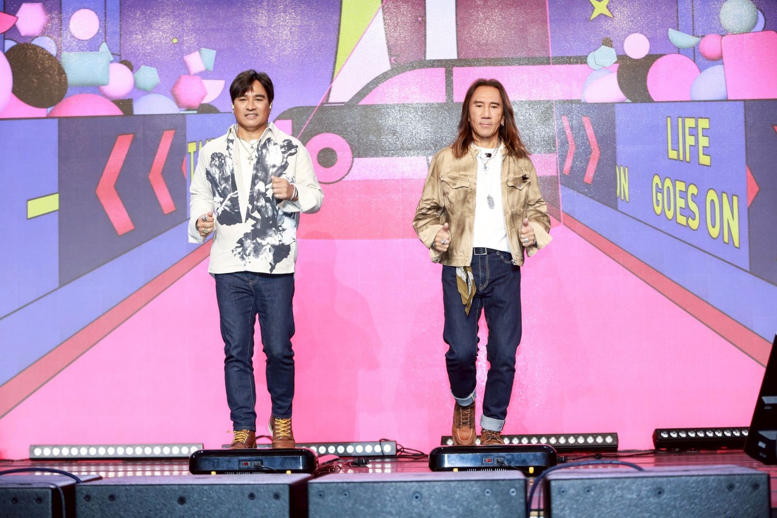 動力火車20日出席演唱會記者會。李鍾泉攝