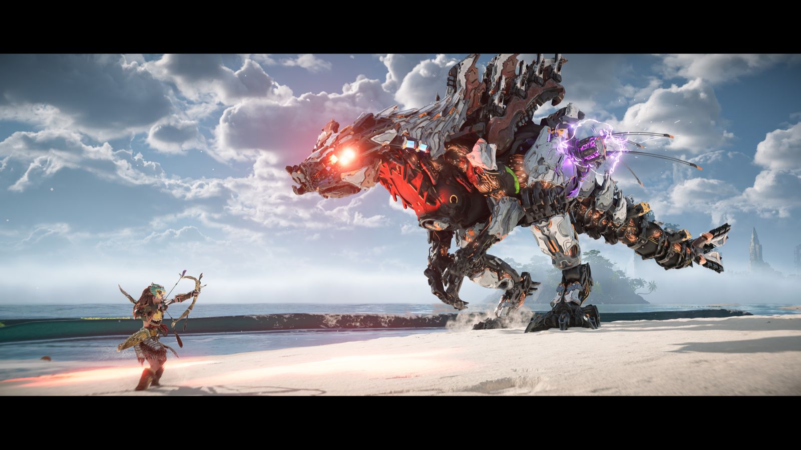 《地平線》系列以末日後的機械文明為特色。翻攝自Steam
