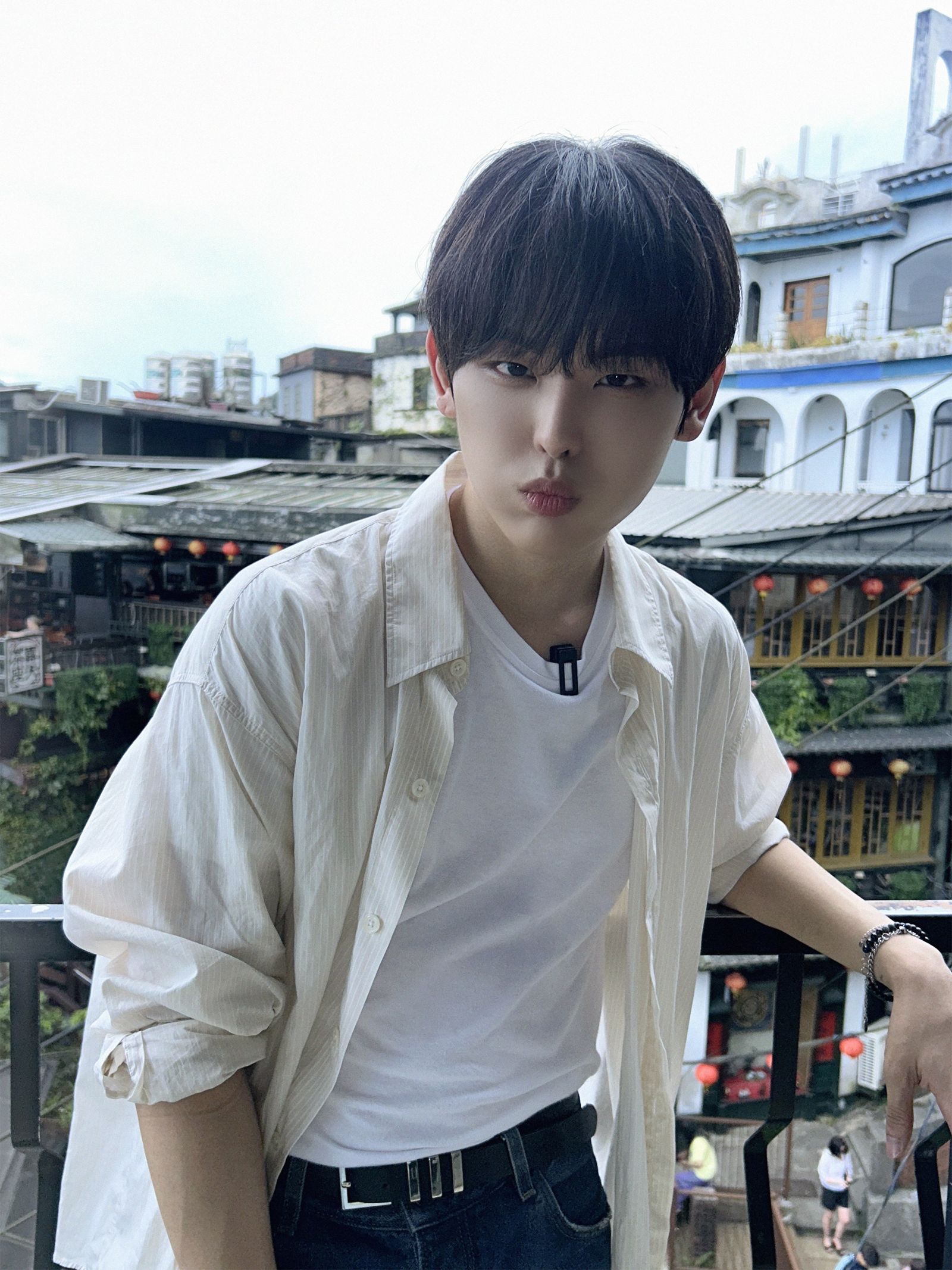 TAEHWAN透露想成為像金在中一樣帥氣的大人。翻攝IG@keyvitup_inkode