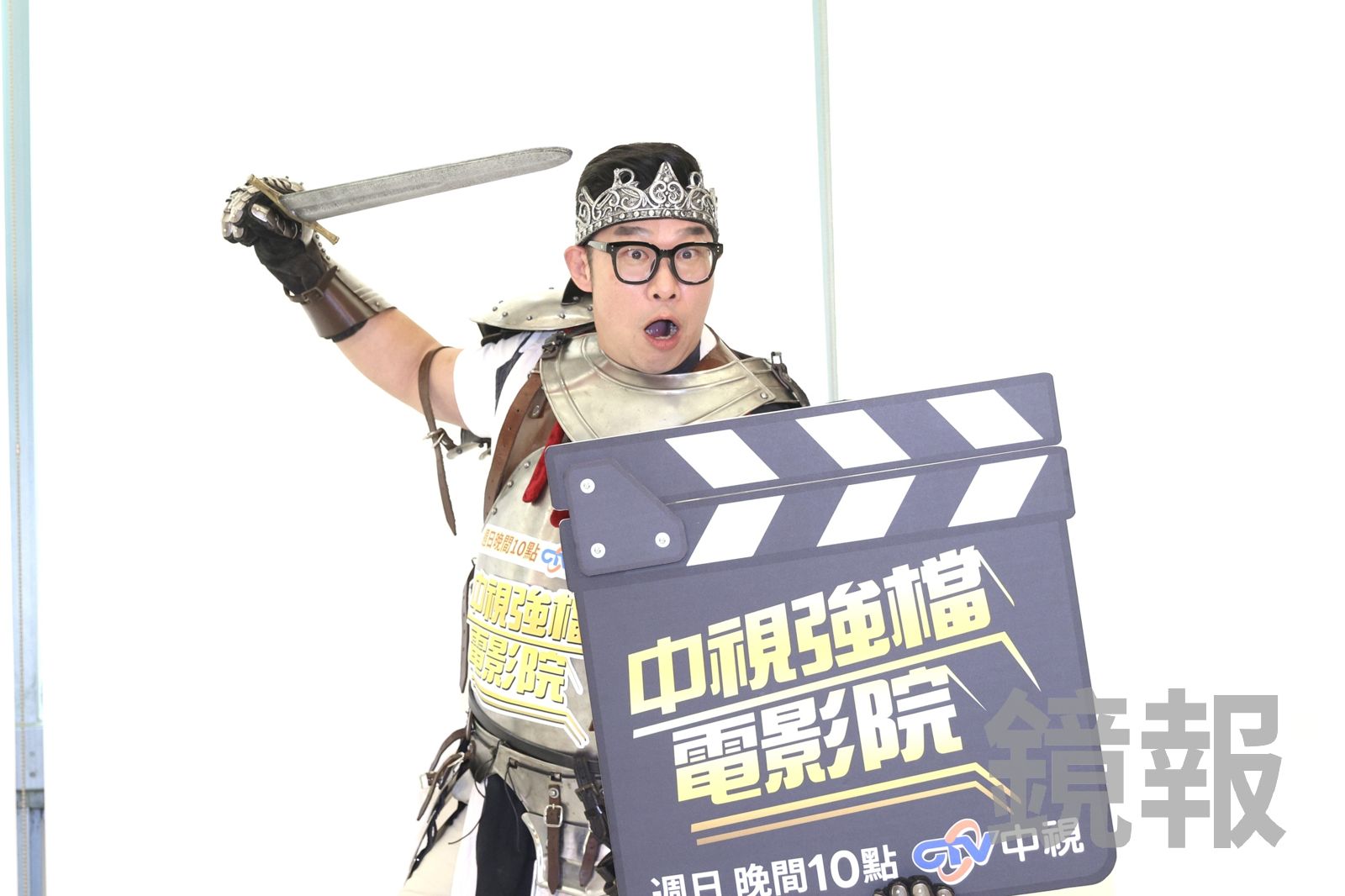 藝人馬力歐今16日出席中視「強檔電影院」宣傳短片拍攝。劉耀勻攝