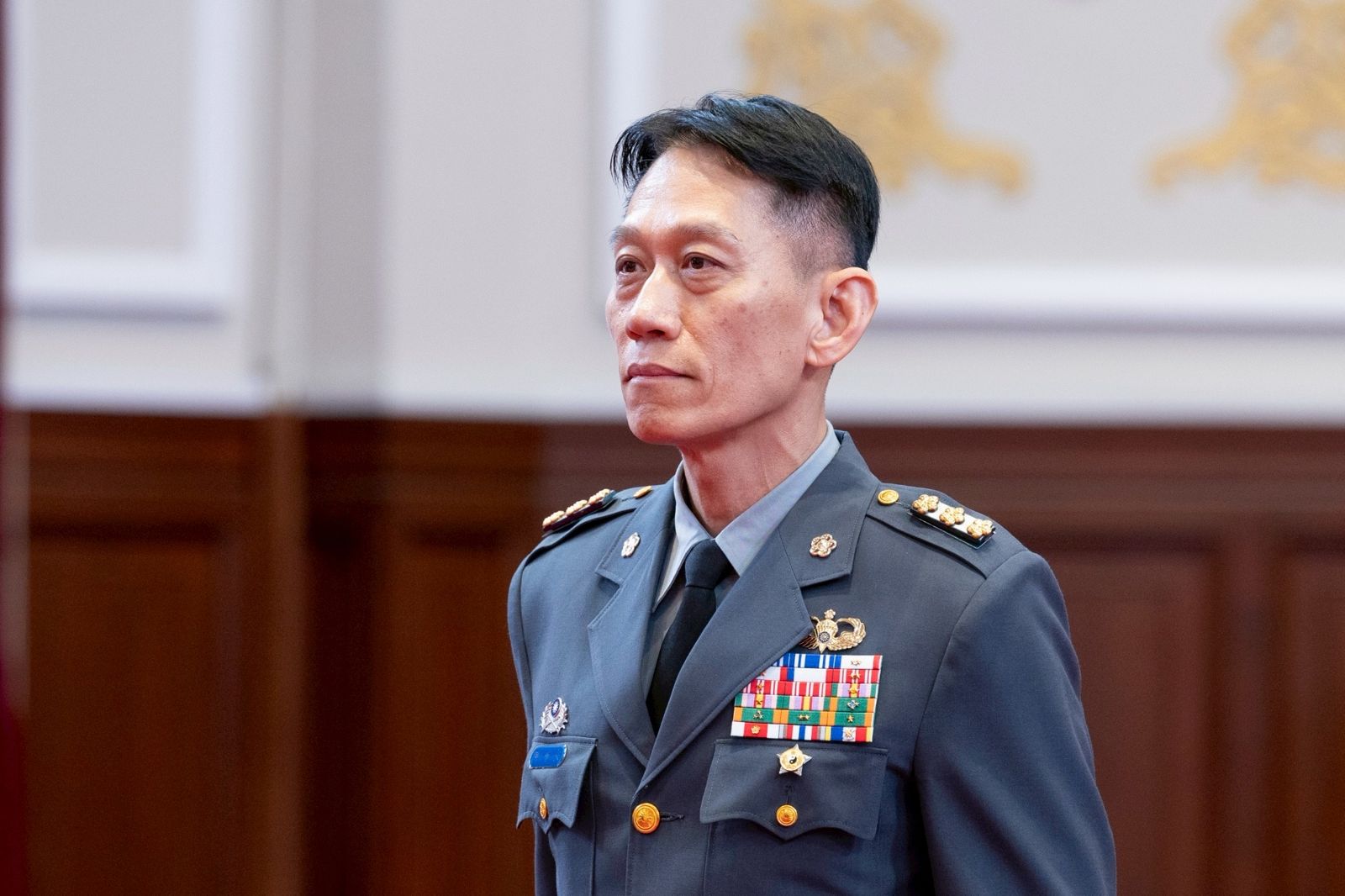 申晋強曾任陸軍機步二三四旅政戰主任、陸軍航特部督察室副主任、以及陸軍司令部軍督組組長，將調任國防部軍督處處長。（圖／總統府提供）