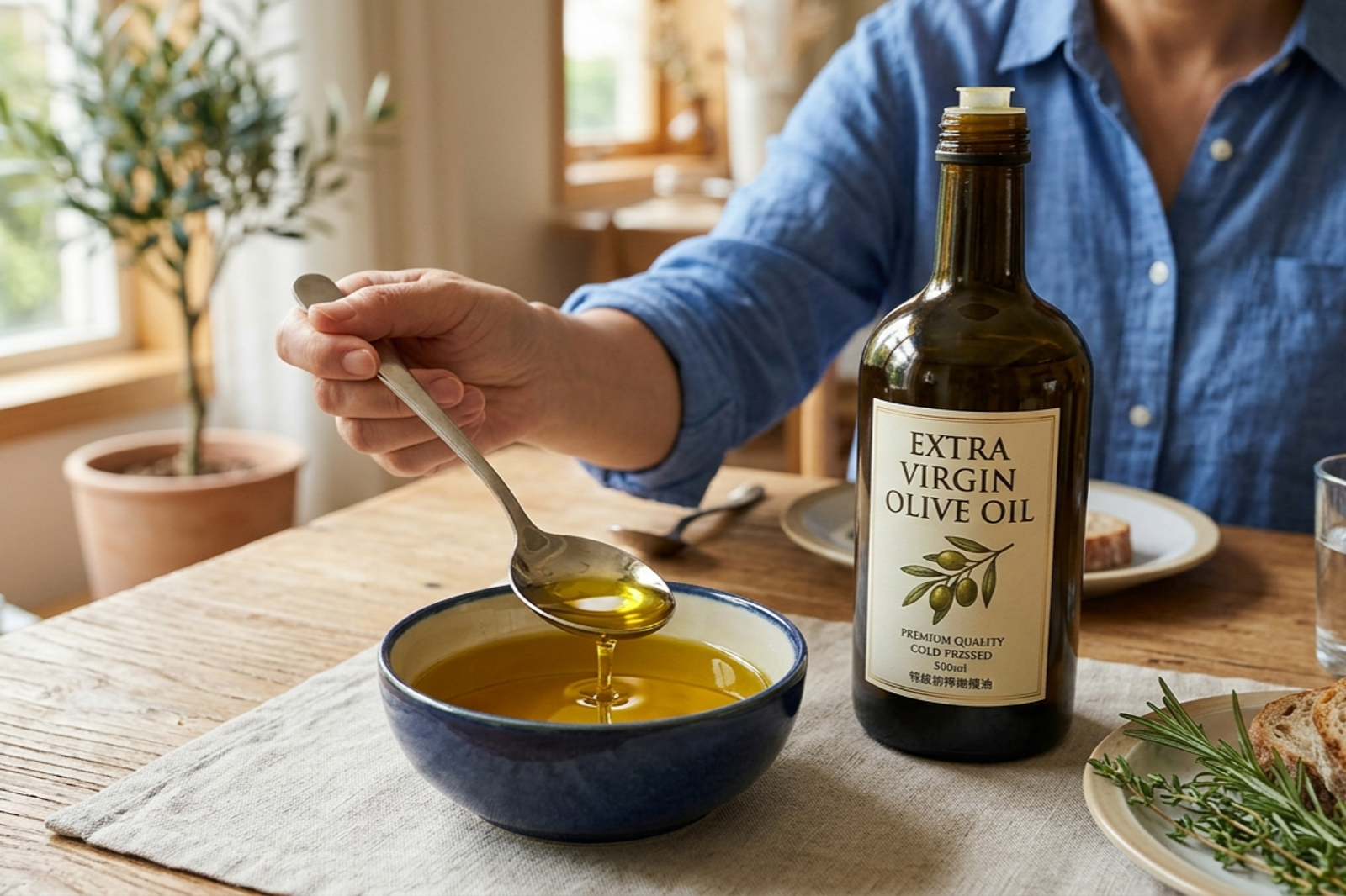 每天一匙橄欖油差很大！醫揭：同時降發炎＋穩血脂，吃到這個量效果最明顯