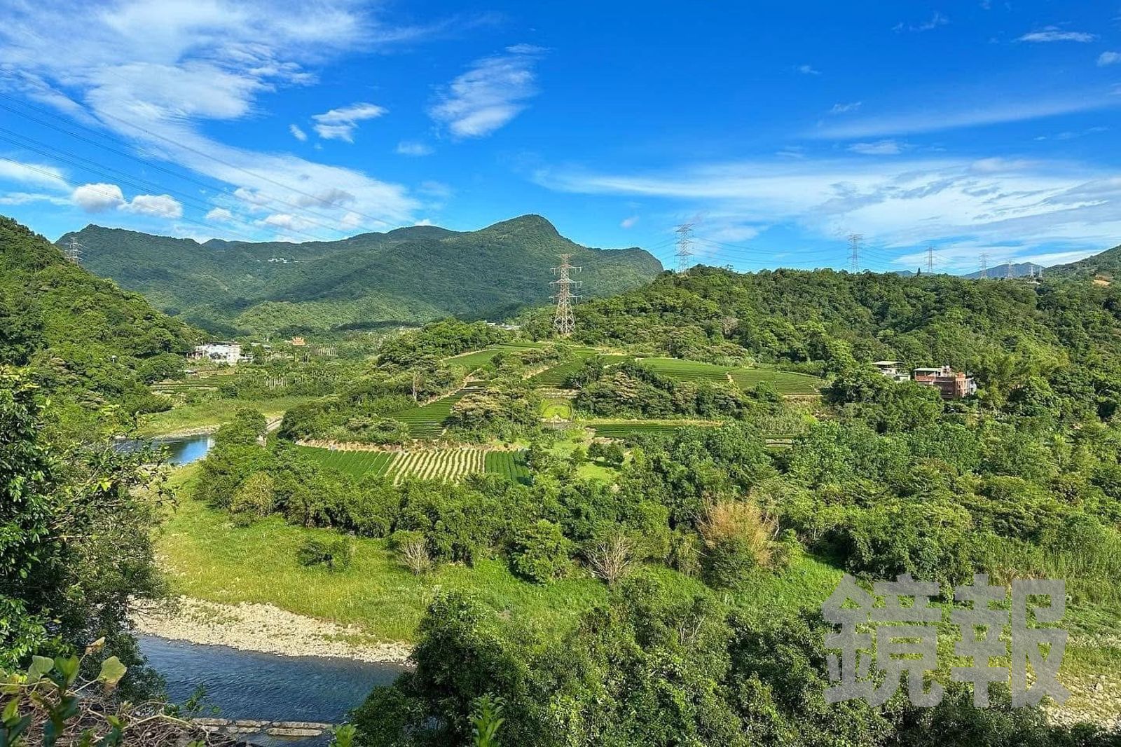 新北坪林空氣好,山河環抱,相當適合連假來這放鬆心情。