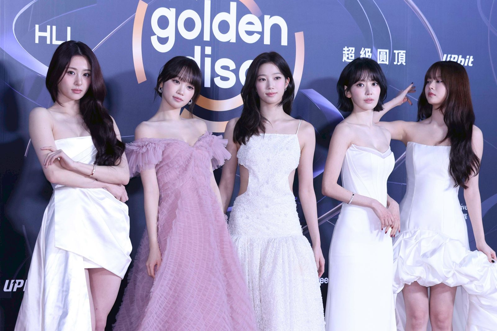 LE SSERAFIM今晚來到金唱片。劉耀勻攝