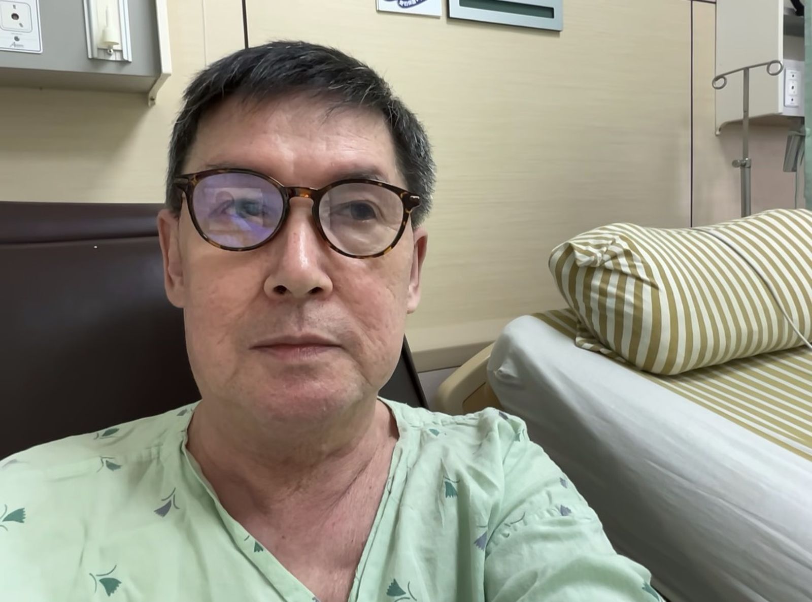 郭碧婷爸爸PO住院照。翻攝小紅書