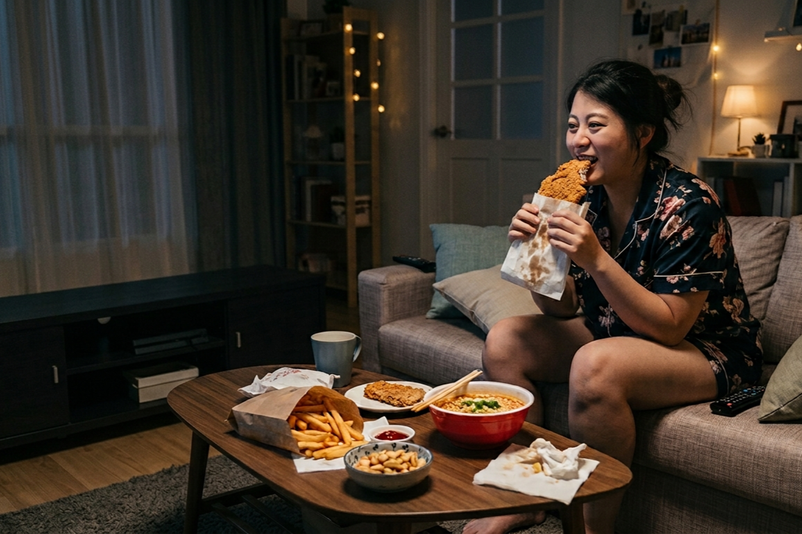 明明吃飽了,宵夜還想吃雞排、泡麵?減重醫師揭:恐是蛋白質吃太少