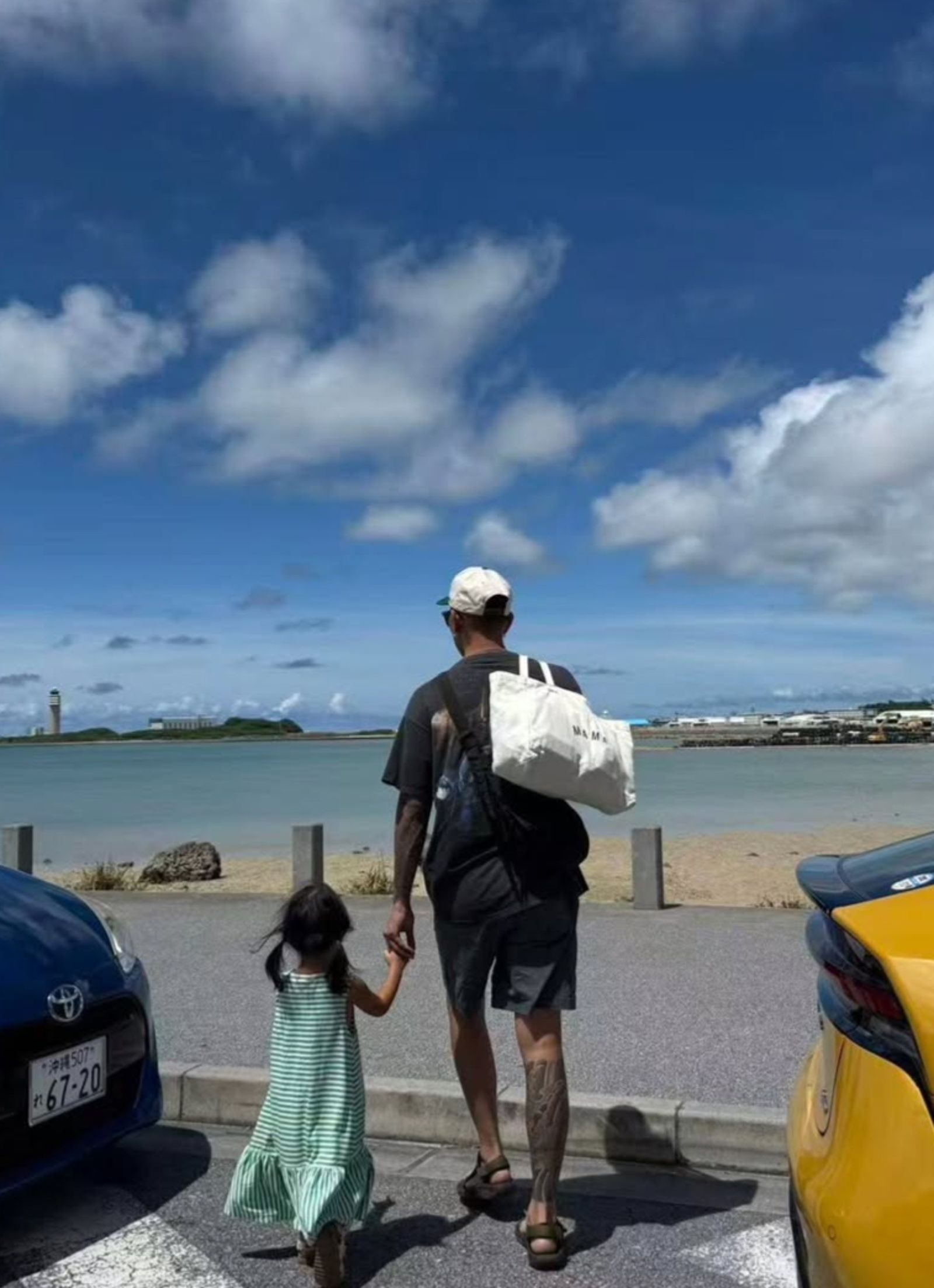 瘦子難得在社群分享和女兒的合照。翻攝瘦子E.SO IG