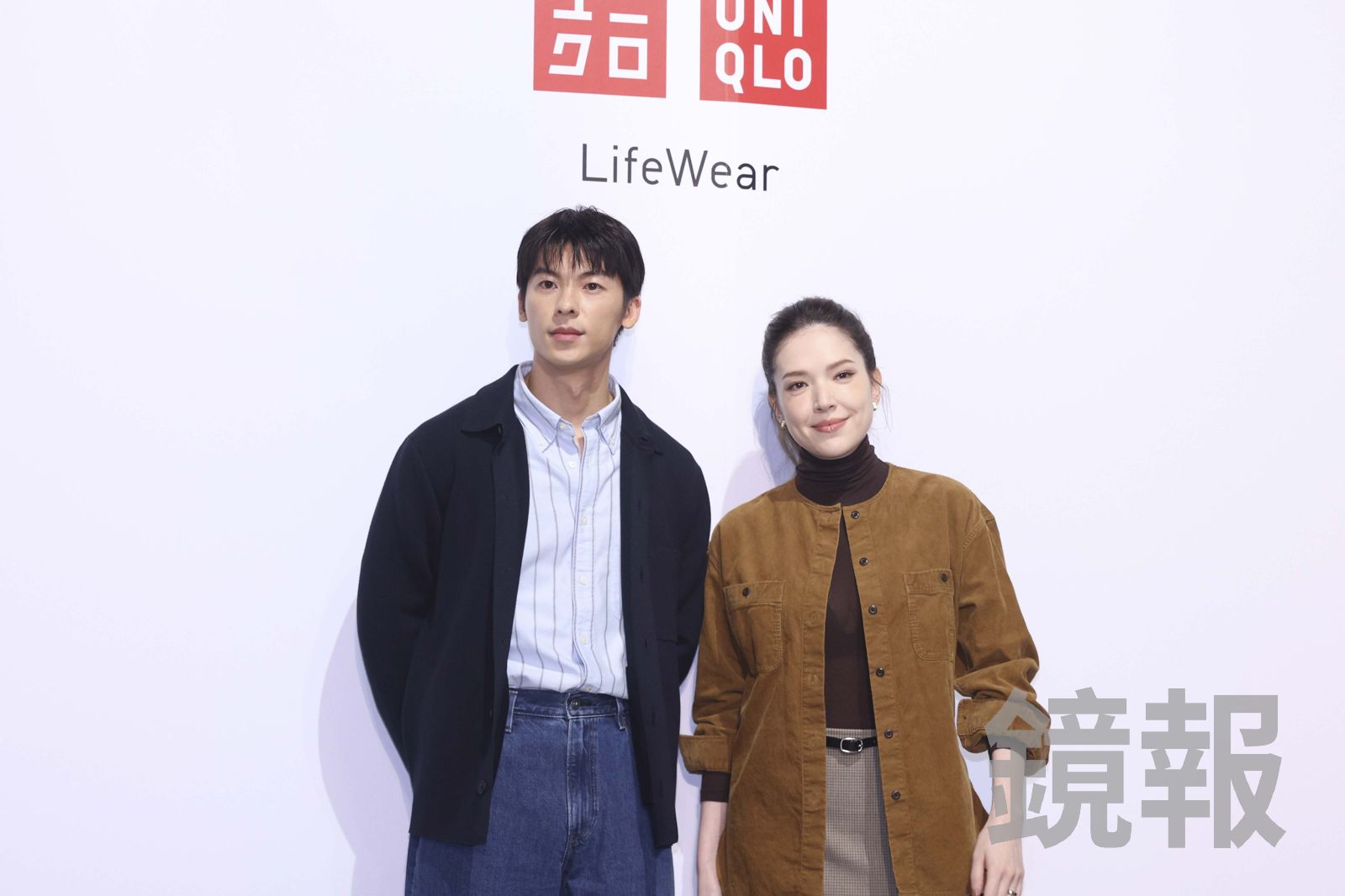 許瑋甯（右）與許光漢（左）合體出席品牌記者會。劉耀勻攝