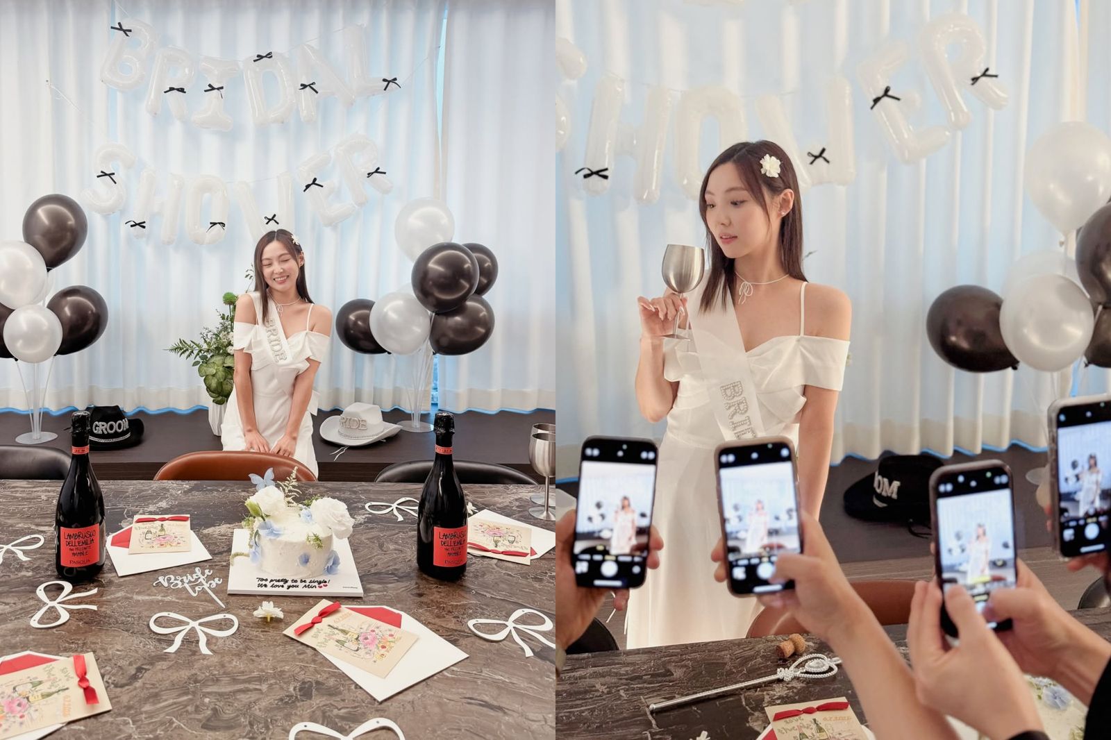 miss A首位準人妻Min婚前派對曝光 趙權:就是本週了