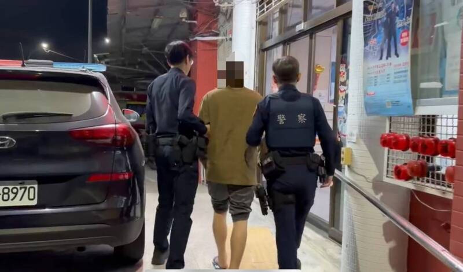 大年初三蓮潭驚魂！男疑遭譏諷噴灑「汽油洗衣精」　警方連夜逮人送辦