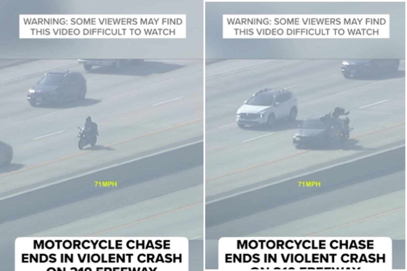 歹徒殺警逃逸飆速騎車 下場就是爽!嚴重撞車被飛拋重摔