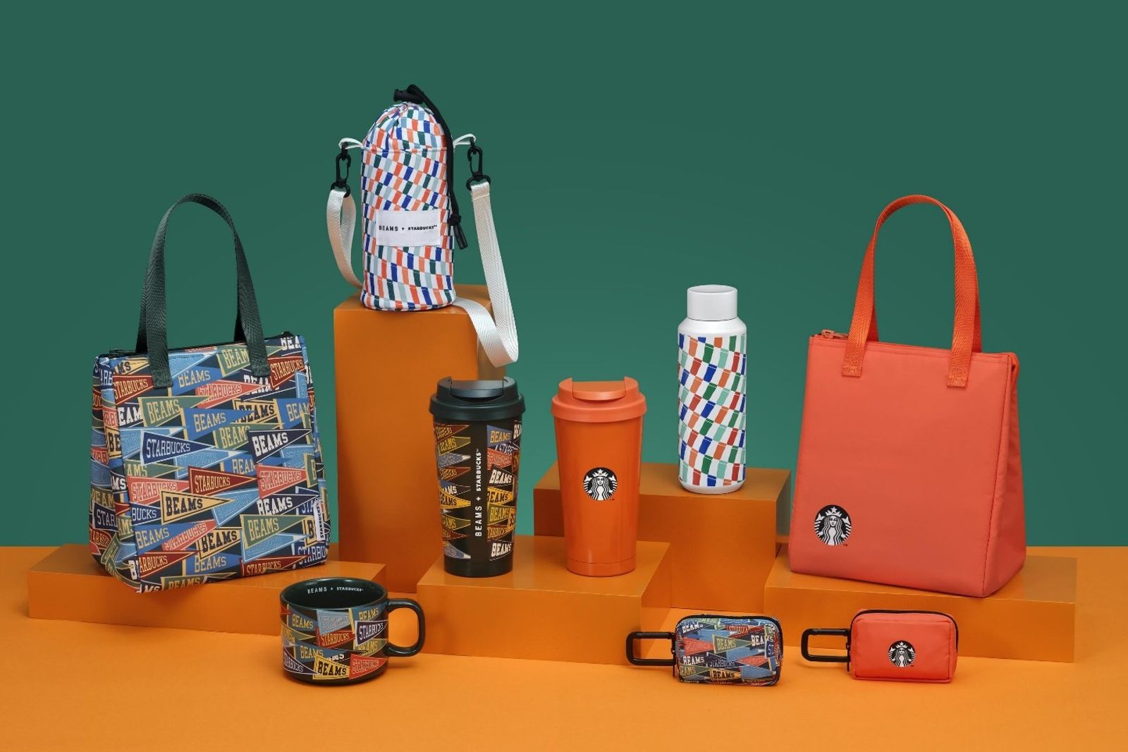 星巴克聯名BEAMS!17款日系質感杯款、實用選物6/24開賣