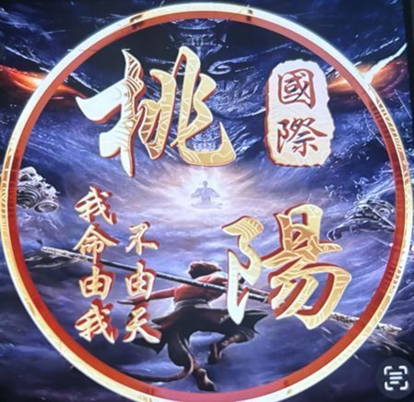 太陽聯盟桃楊會標誌。翻攝畫面