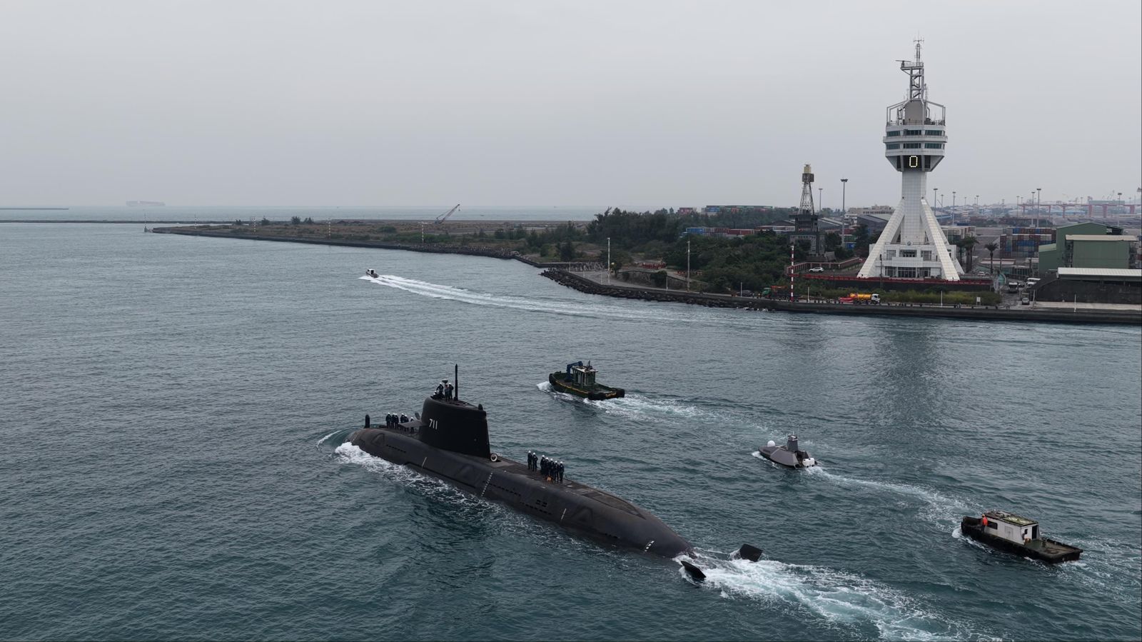 海鯤號測試進度落後2個月以上　海軍：目前重點在潛航前整備
