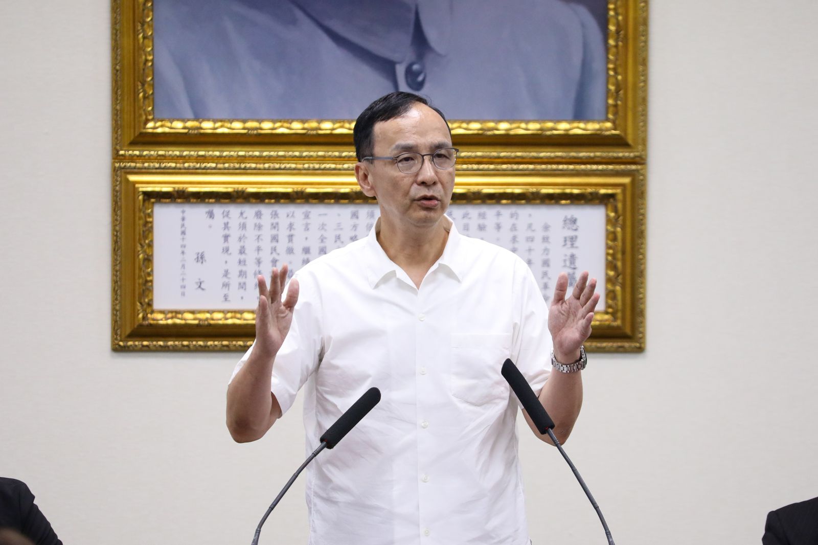 再度表態交棒黨魁！朱立倫：823是放心交棒的重要戰役