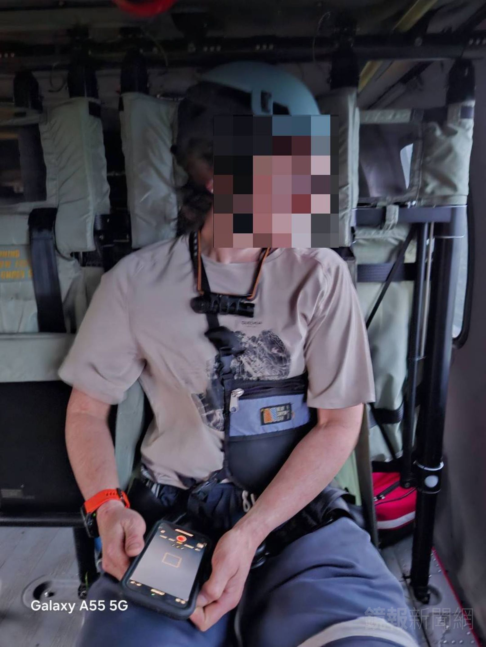 昨先獲救送醫的澳洲籍女子。翻攝照片