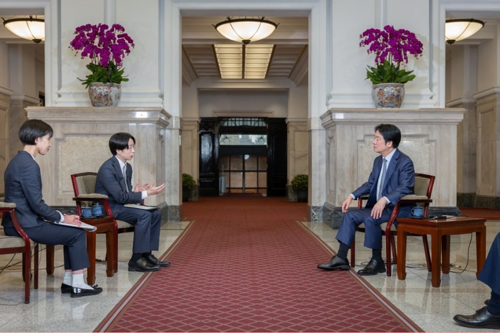 主播櫻井翔出任務！世紀同框賴清德　粉絲暴動：太羨慕總統啦