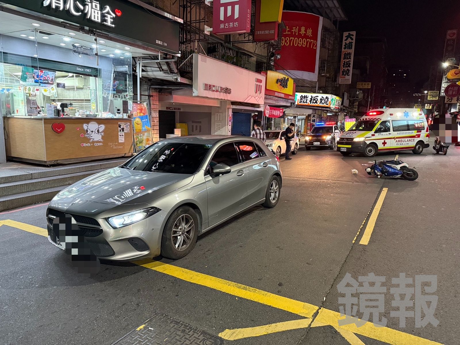 疑酒駕拒檢逃逸　無辜車輛遭波及2人傷