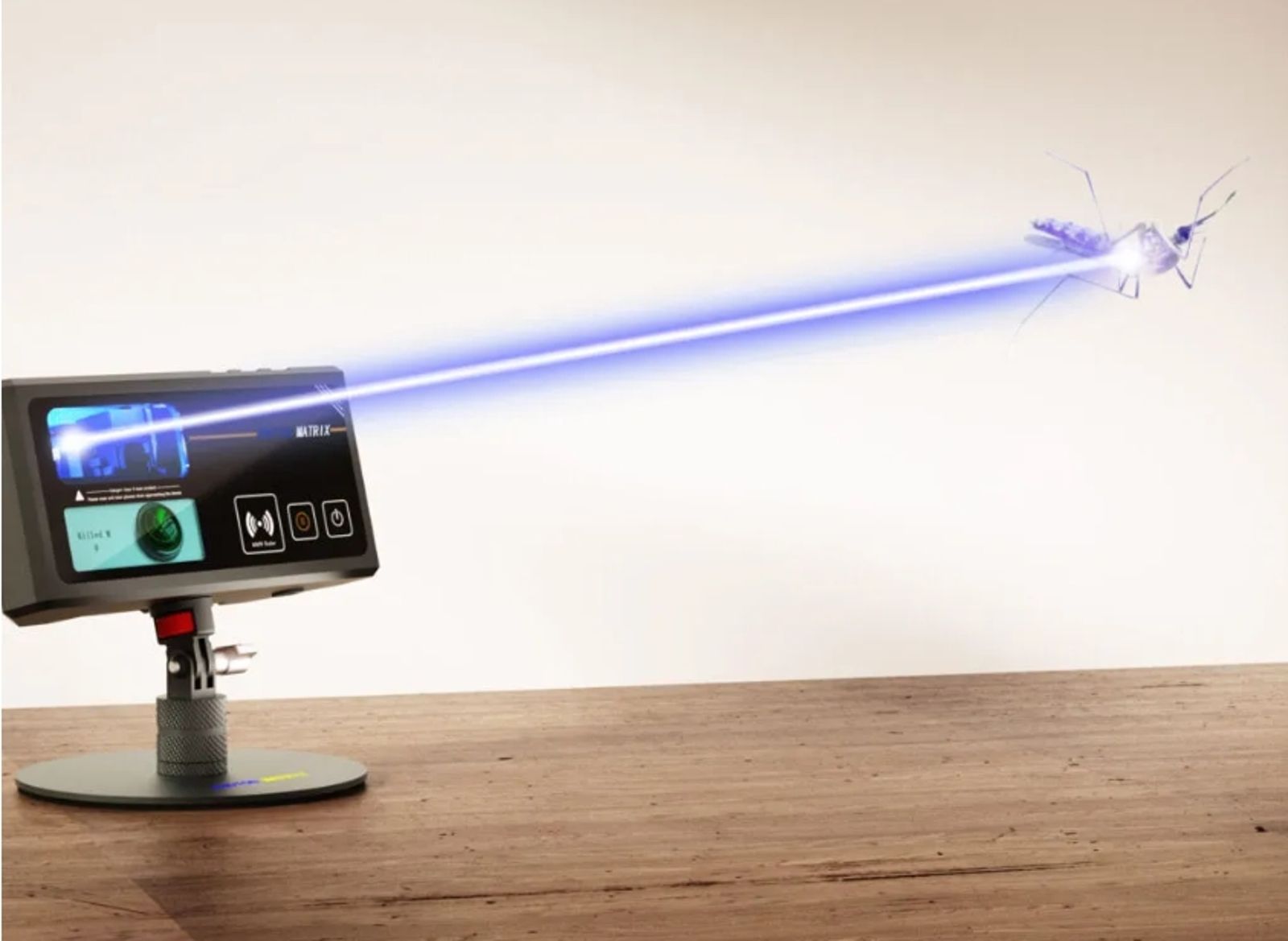 每秒可擊落30隻蚊子！AI雷射光「滅蚊神器」射程6公尺　國際訂單爆了