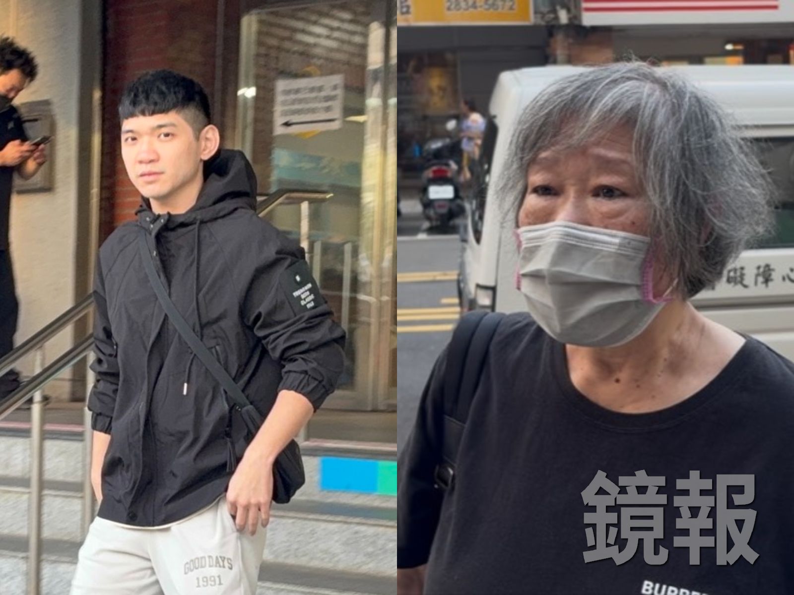 晚安小雞、楊姓女屋主出庭。李依璇攝