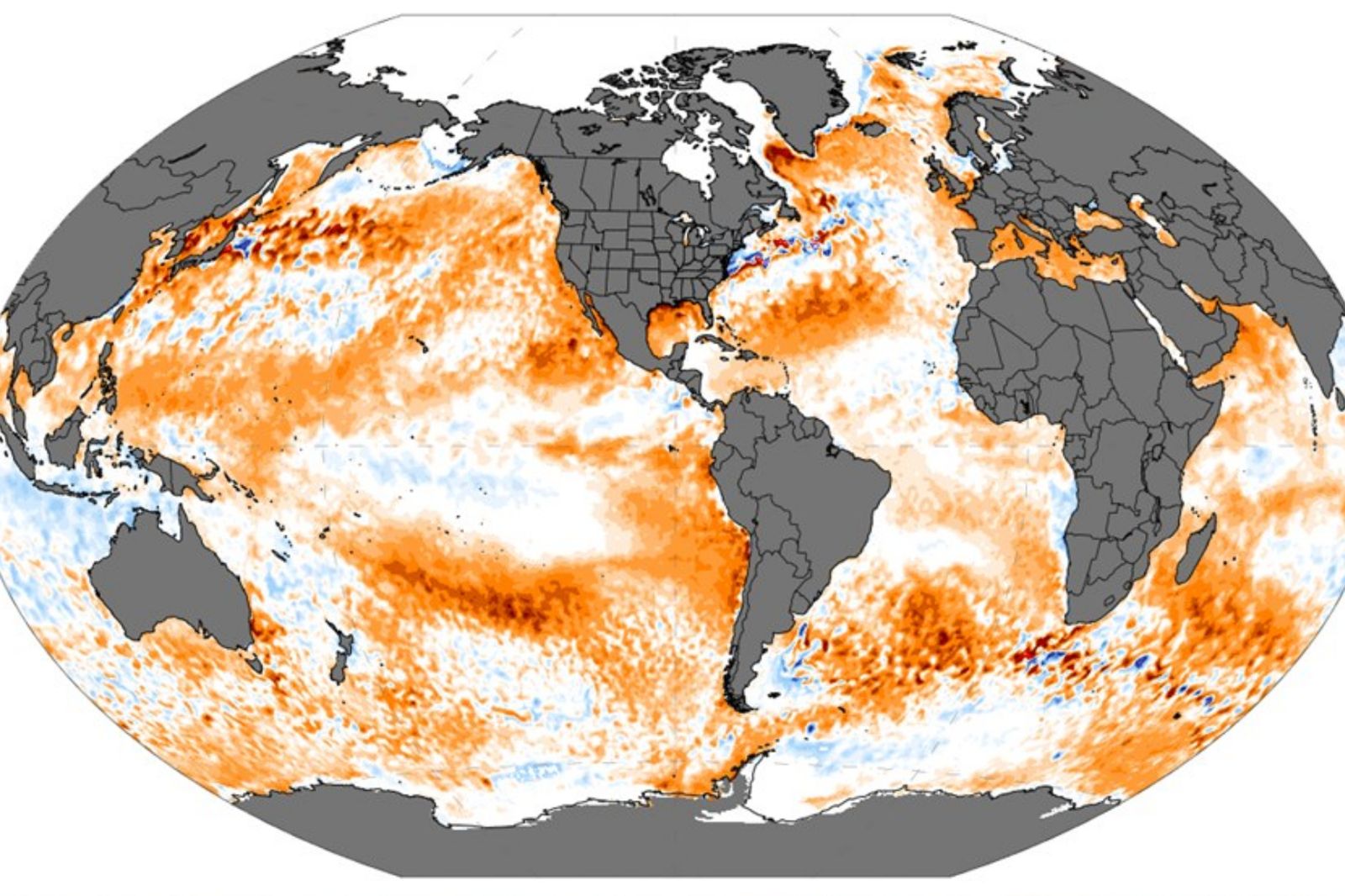 海溫居高不下橘一片！鄭明典曬「1圖」示警：未來全球平均氣溫將創新高