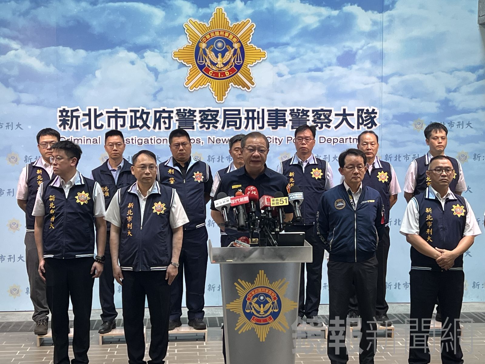 2新北市刑大今日召開節電行動成果記者會。呂健豪攝