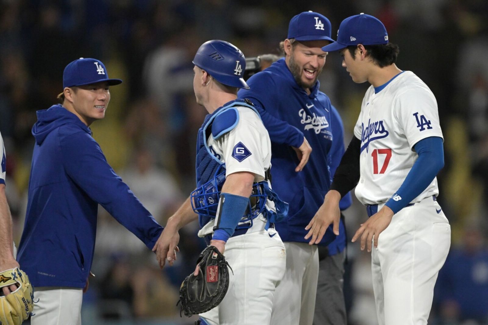 MLB/山本由伸賽後談Kershaw:當隊友學到很多,會努力超越他