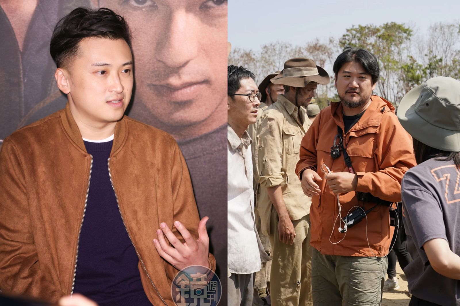 《罪惡真相》導演陳奕甫(左)攜手瀚草團隊,改編作家東山彰良小說《我殺的人與殺我的人》,以及孫介珩(右)製作執導的《人類世動物事務所》皆入圍本屆金馬創投。翻攝鏡週刊、公視提供