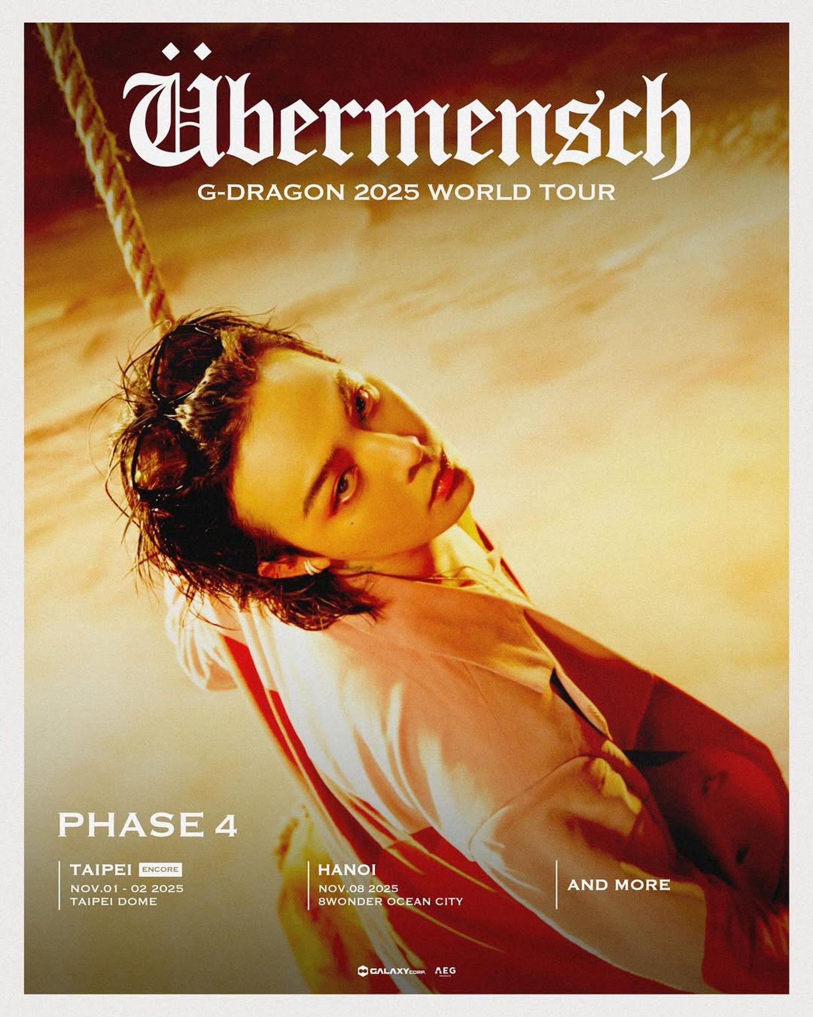 GD今宣布11月將唱回台北大巨蛋。翻攝IG@fanplusonedotcom