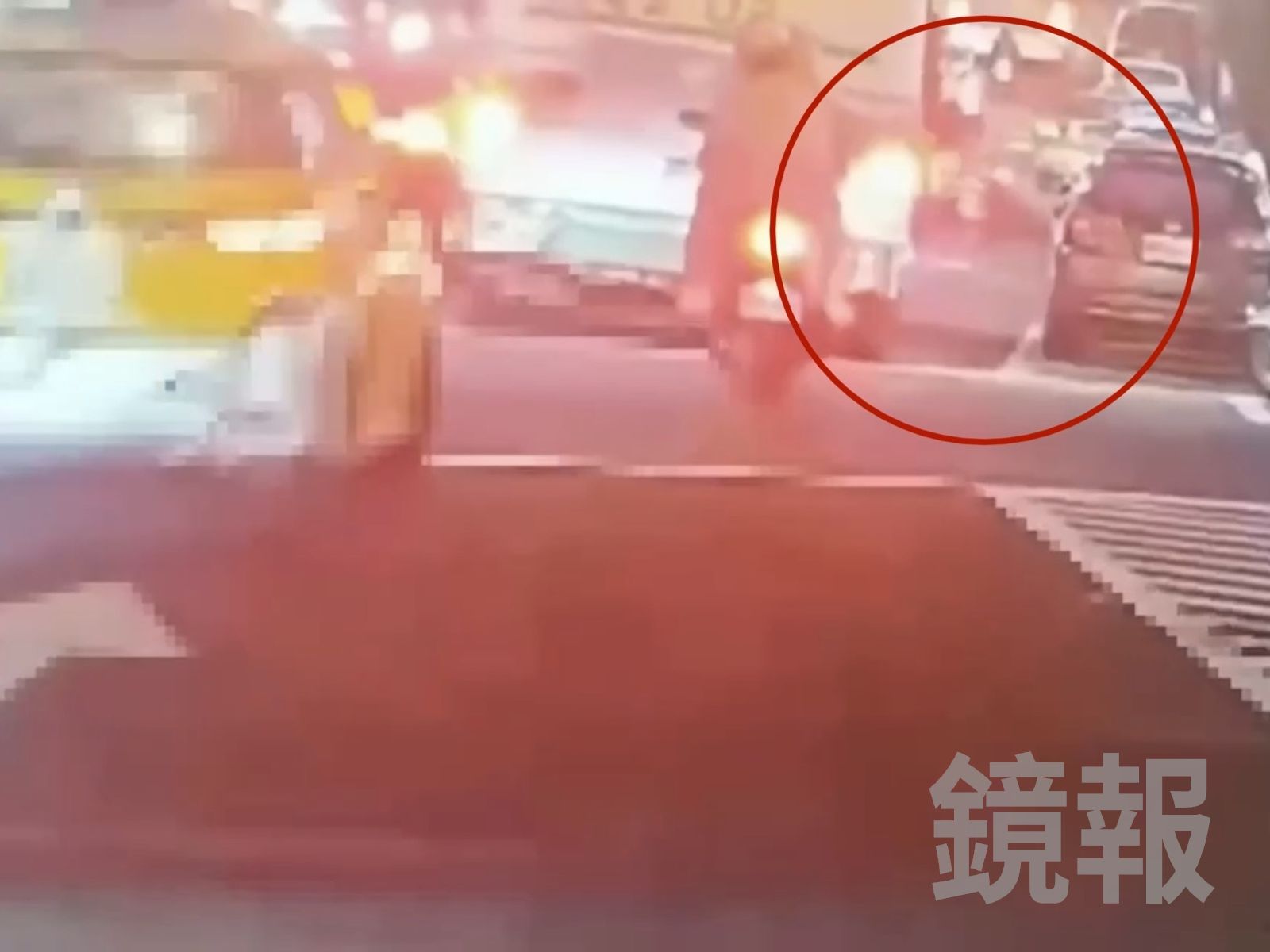 「台灣先生」谷月涵撞人畫面曝！民生東路擦撞女騎士和解撤告不起訴