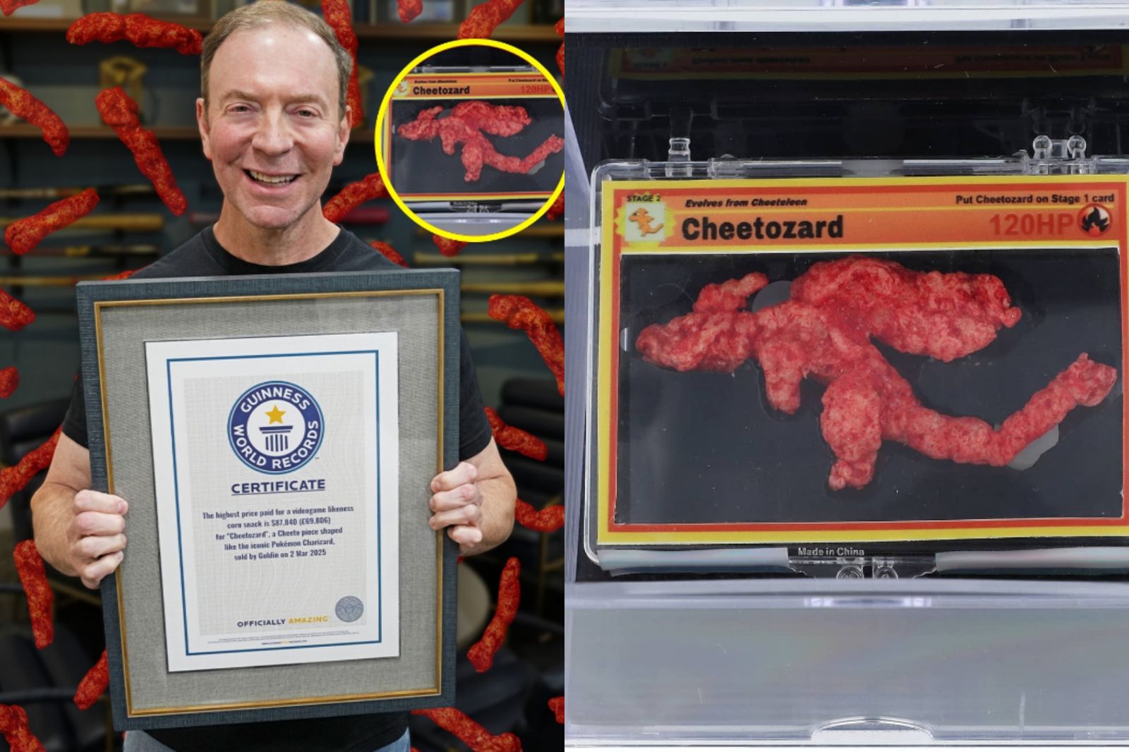 世界上最貴零食！「噴火龍奇多」一根飆破280萬...超狂收藏家掀熱議