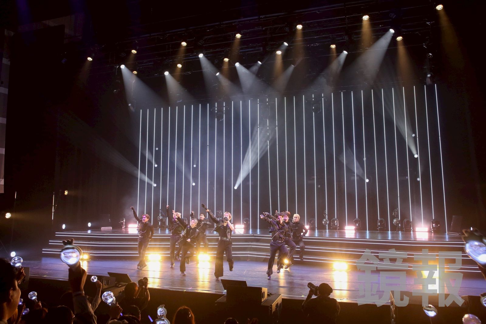 w-inds.今晚吸引2000多人來到現場。董孟航攝