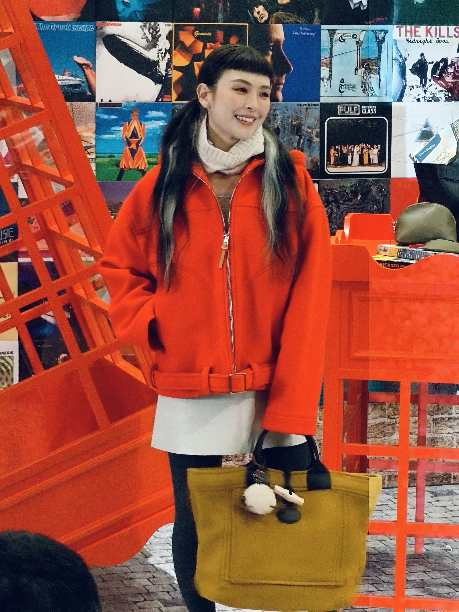 魏如昀1日出席時尚品牌活動。尤嬿妮攝