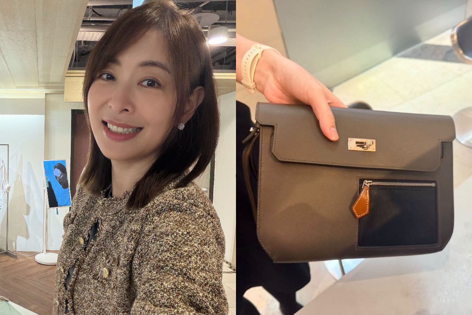 85歲翁台北101忘拿21萬愛馬仕包!7本存摺、印章全在裡頭 賈永婕曝驚險過程