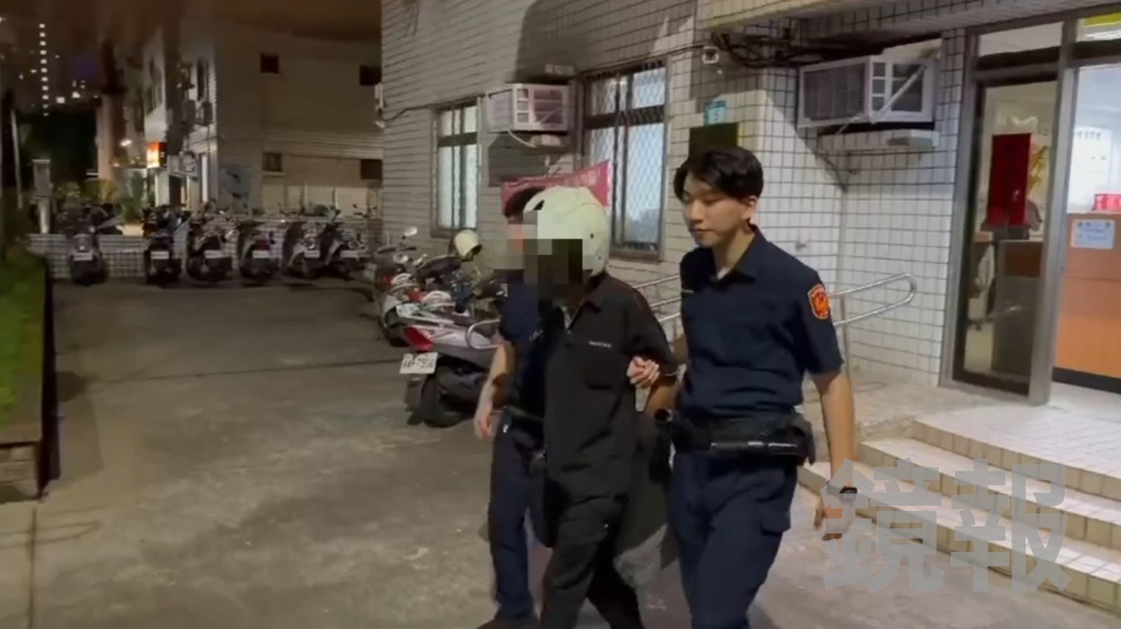 陳男酒測值高達0.45mg/L,被依公共危險罪移送地檢署。翻攝畫面