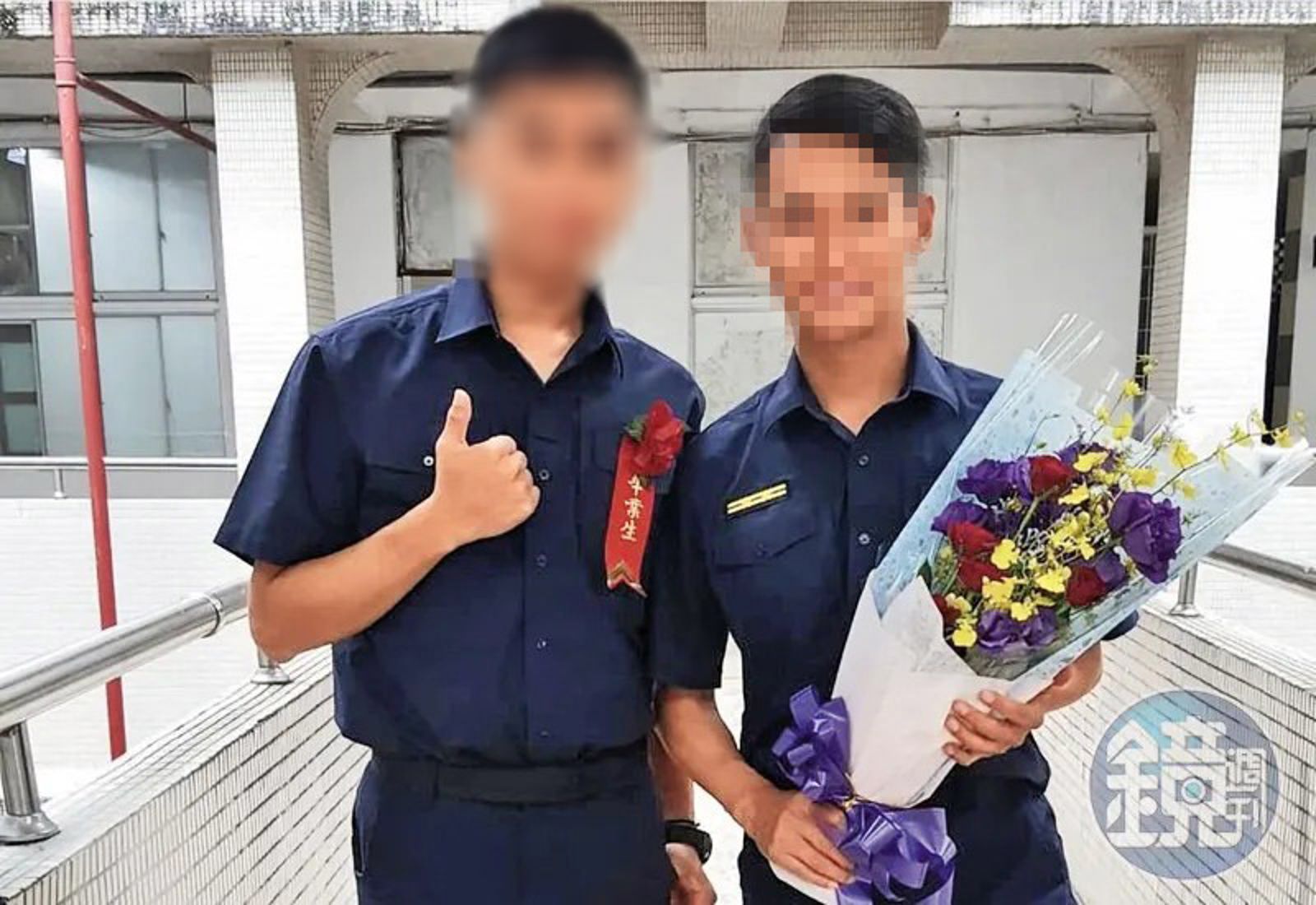 曾在警專任職的游姓書記官(右)捲入拍A片風波後,已主動辭職。圖/翻攝鏡週刊